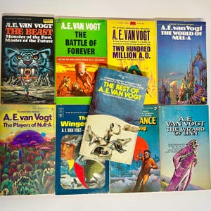 A.E. ヴァン・ヴォクト ヴィンテージ サイエンス フィクション ペーパーバック 書籍 個別販売