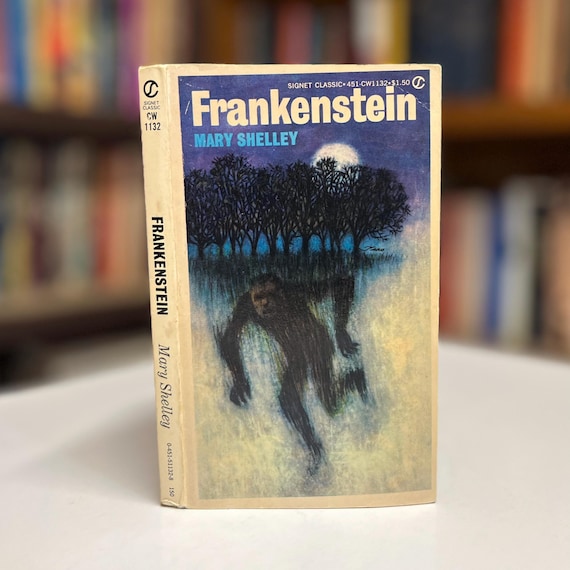 Frankenstein or the Modern Prometheus by Mary Shelley 1965 Edition Vintage Signet Classic Paperback Book