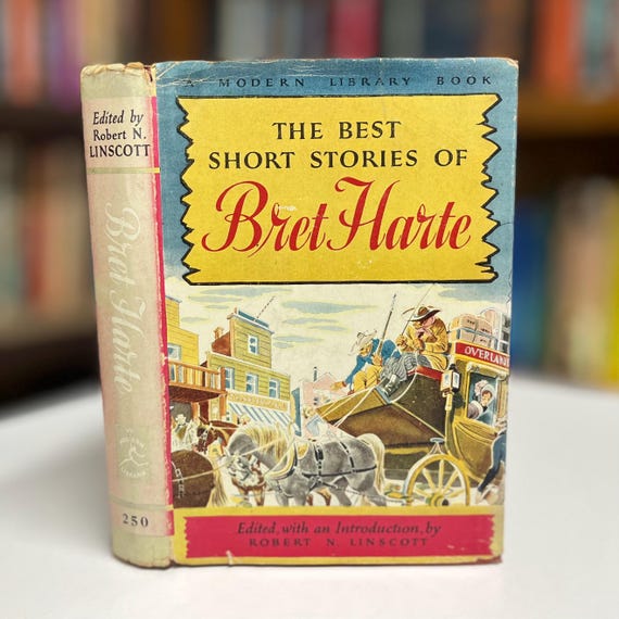 Modern Library #250 The Best Short Stories of Bret Harte 1947 Hardcover Book in Original Dust Jacket