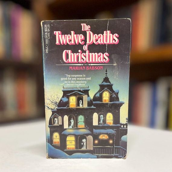 The Twelve Deaths of Christmas by Marian Babson 1985 Paperback Book