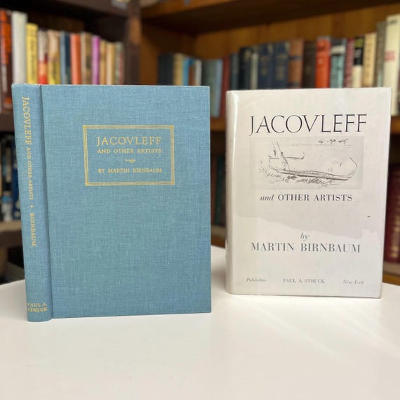 Jacovleff and Other Artists by Martin Birnbaum 1946 Limited Edition Illustrated Hardcover Book Arthur Rackham William Blake Aubrey Beardsley