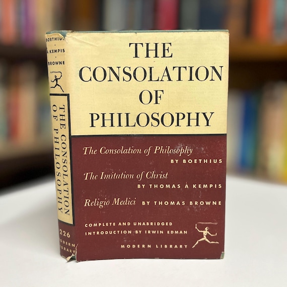 Modern Library #226 The Consolation of Philosophy 1943 Hardcover Book in Original Dust Jacket