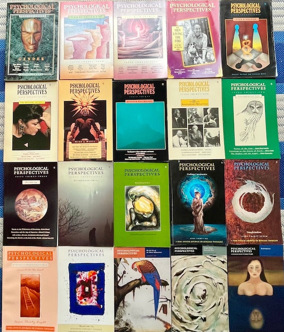Carl Jung Psychological Perspectives A Quarterly Journal of Jungian Thought Volumes 23-41 Vintage 1990-2000 Sold Individually