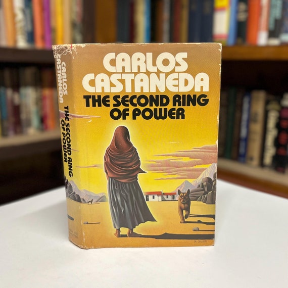 The Second Ring of Power by Carlos Castaneda First Edition 2nd Printing Vintage Hardcover in Original Dust Jacket 1977