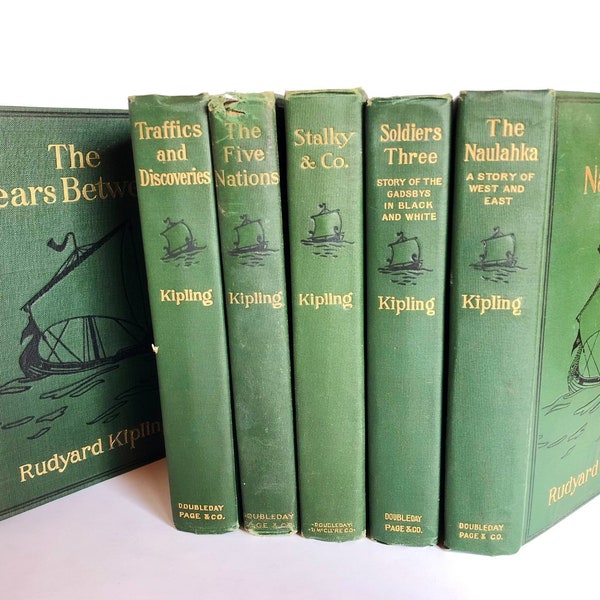 Rudyard Kipling Books - First Authorized American Editions - Antiquarian 1900 to 1909 - Sold Separately