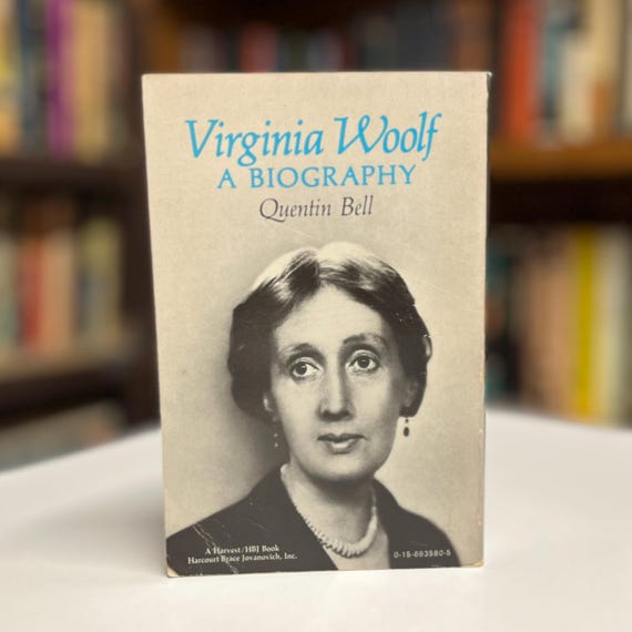 Virginia Woolf: A Biography by Quentin Bell 1972 Illustrated Trade Paperback Book