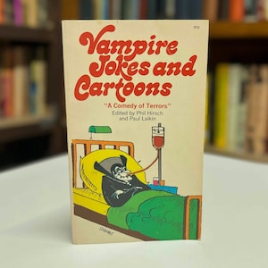 Chistes y caricaturas de vampiros: una comedia de terrores, primera edición, libro de bolsillo en forma de pirámide, 1974