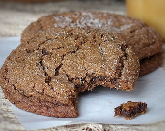 Best Seller! 2 POUNDS of Soft Molasses Cookies - (Artisan Bakery Box)