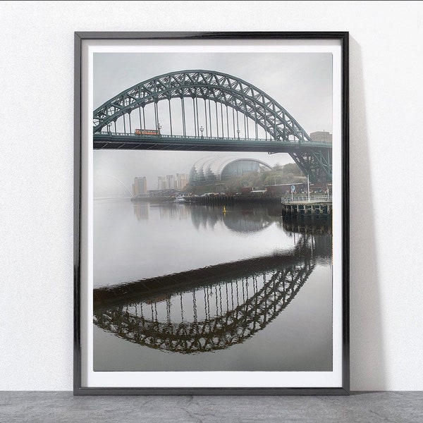 Newcastle Tyne Bridge Photo, Newcastle Gift, Photographic Print, Landscape Art, Wall Art Prints, Gift for New Home