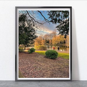 Nature Photography Art Print, Colourful Wall Art, Stockton Gift, Teesside Photo, Wall Art, Gift for New Home, Wall Decor, Ropner Park