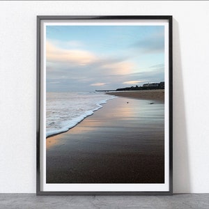 Tynemouth Beach Photo Print, Seaside Photo Print, North Shields, Newcastle Gift, Landscape Photography, Wall Print, Gift for New Home