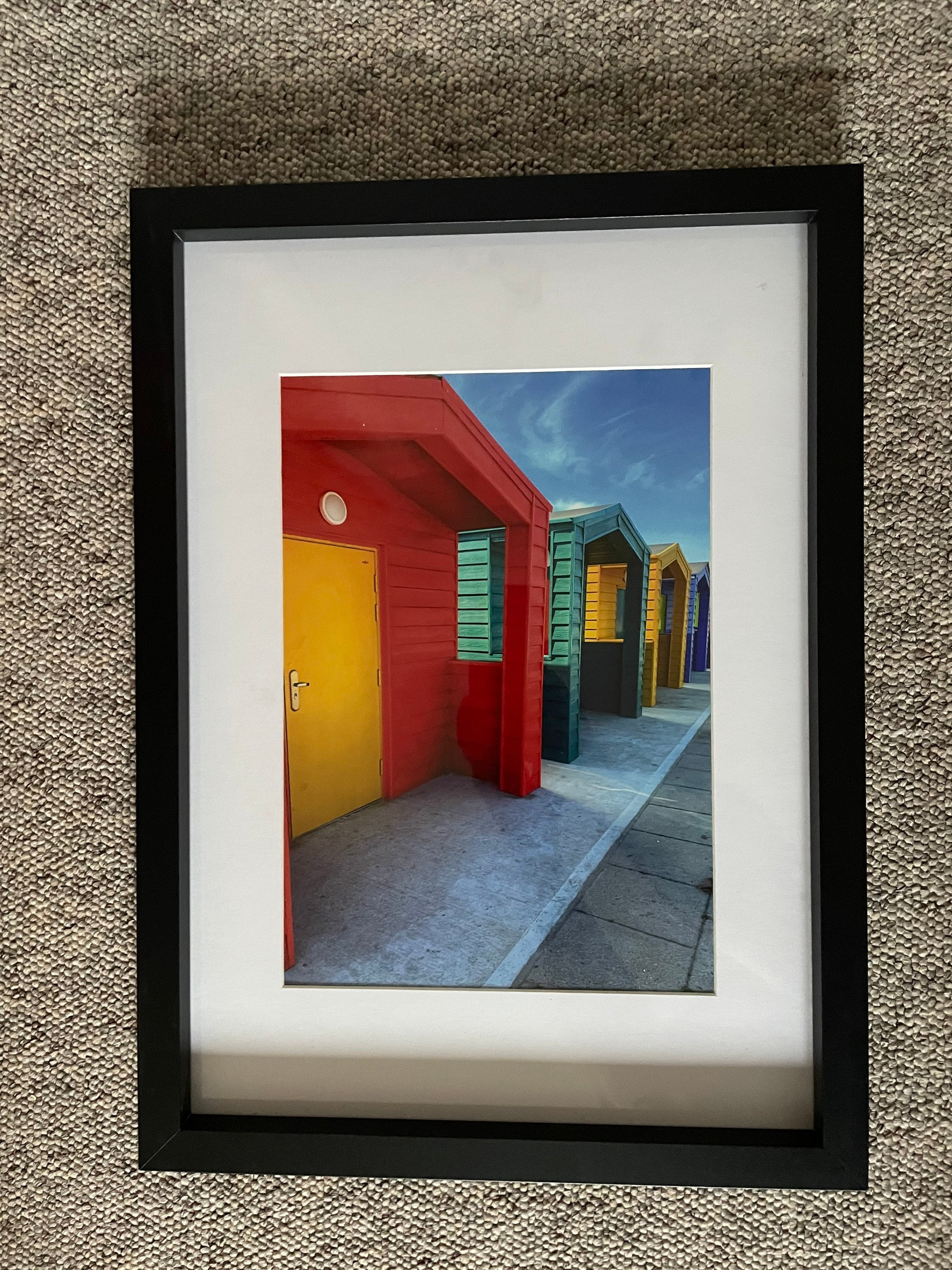 Hartlepool Beach Huts Photo, Photographic Print, Hartlepool Gift