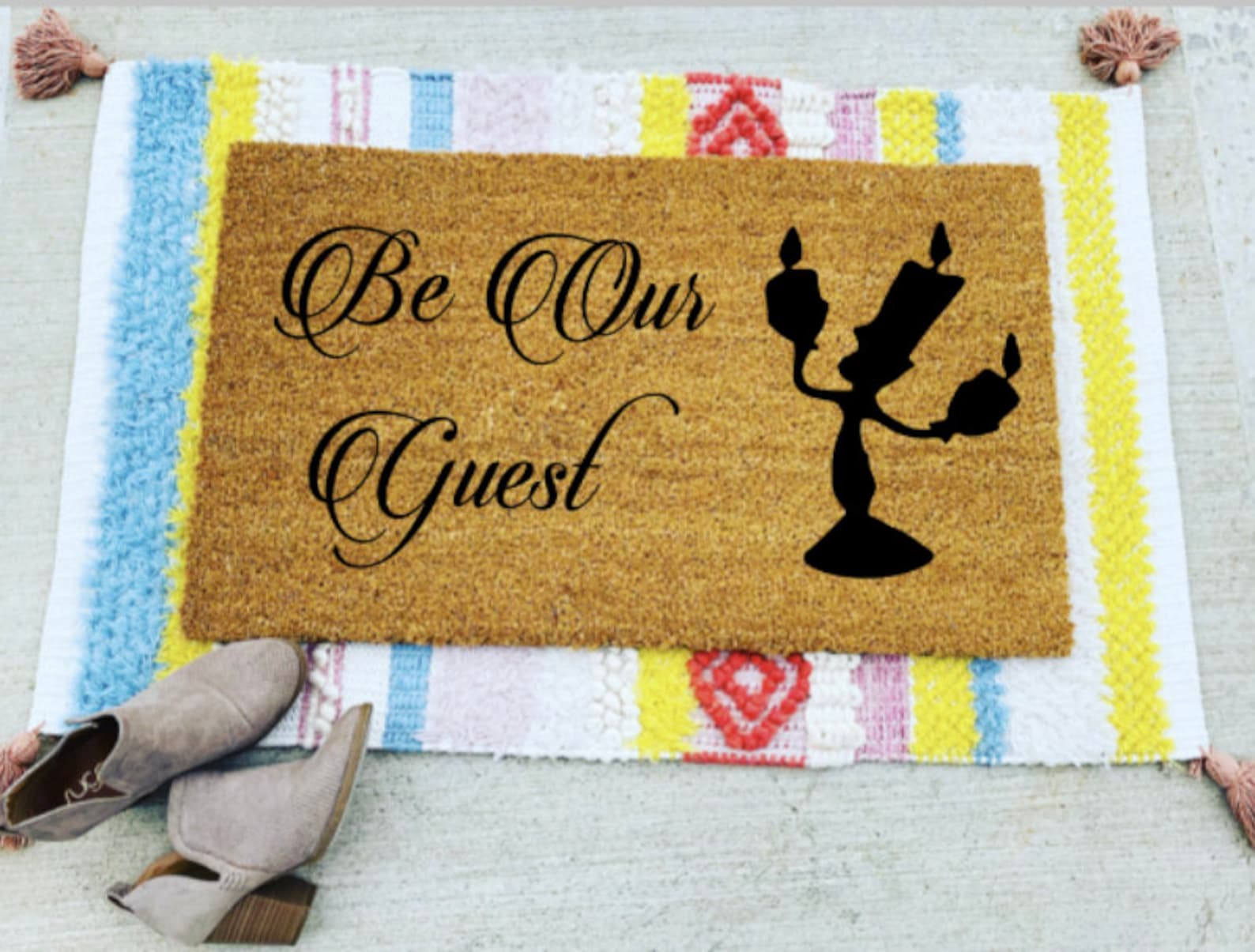Be Our Guest Doormat Disney Doormat Disney Doormat Etsy