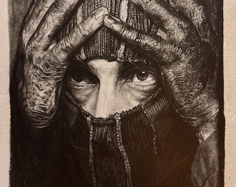 Graphite Drawing Print: Tyler Joseph (Clancy) on Cardstock