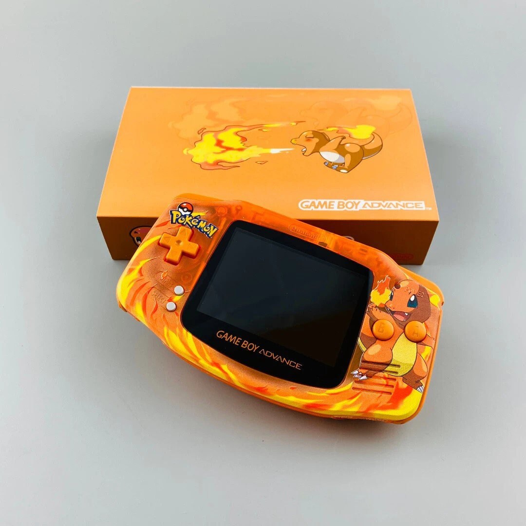 Charmander Themed Gameboy Advanced Pokemon GBA IPS Screen Mod - Etsy