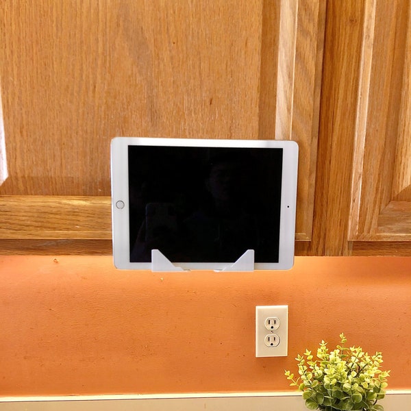 iPad Holder Tablet Holder Recipe Holder - for Kitchen cabinet