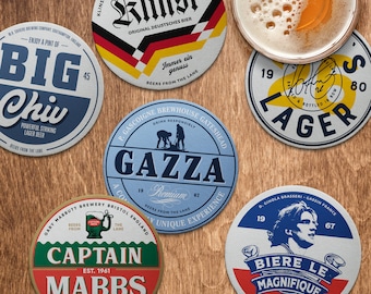 12 Tottenham Hotspur FC themed Beermats