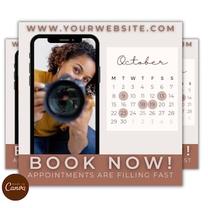 Appointments Available Flyer| Book Now Flyer | DIY Flyer Design | Social Media Flyer | Instagram Post | Facebook Post | Hair | Nails| Lashes