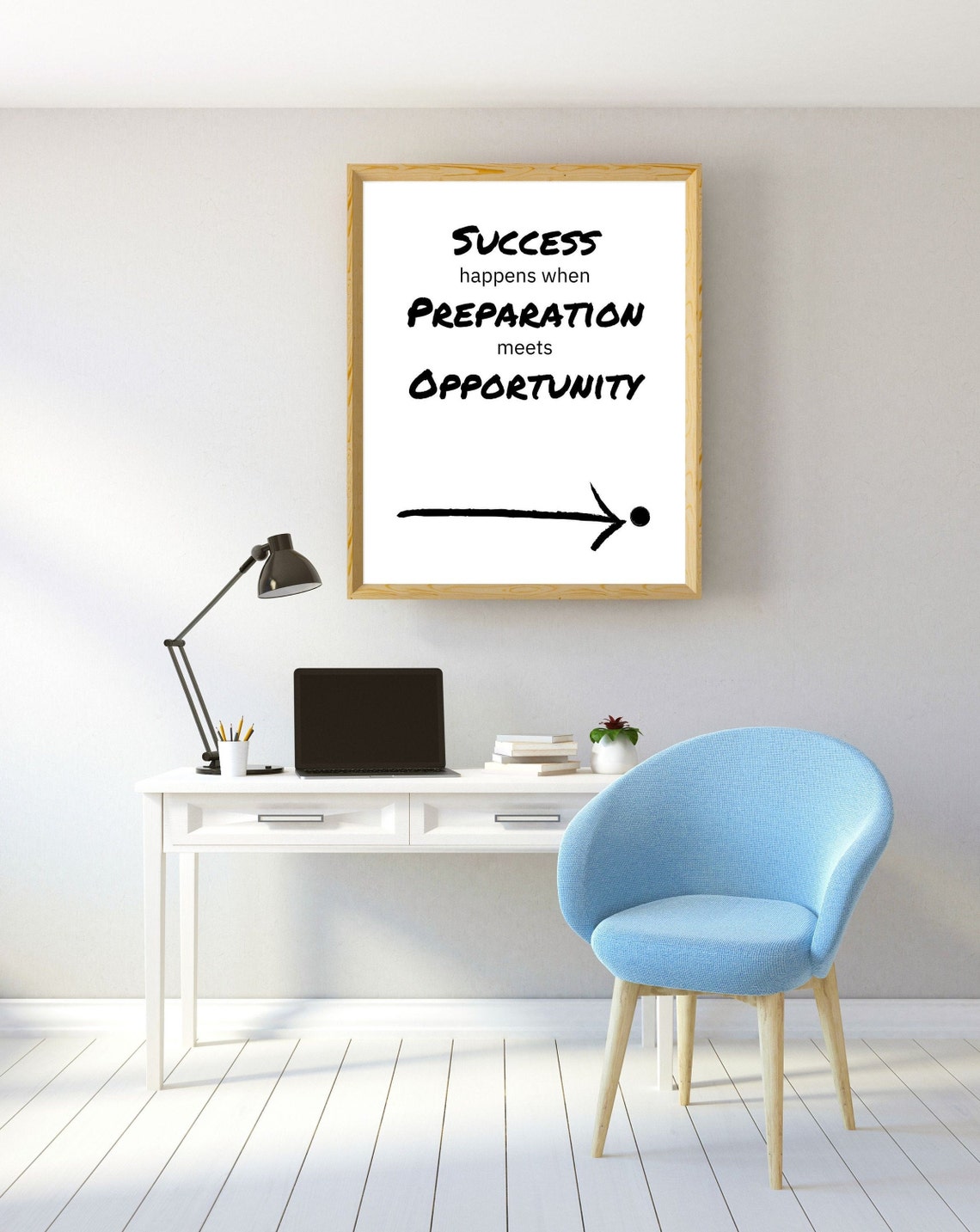 Success Office Business Motivational Wall Art Decor | Etsy