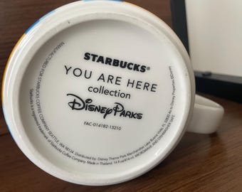 Retired Starbucks Disney Parks Magic Kingdom You Are Here