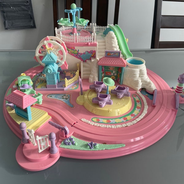 Mimi and the Goo Goo's Amusement Park Playset 95% complete and working (with original box). 1990s nostalgic toy.