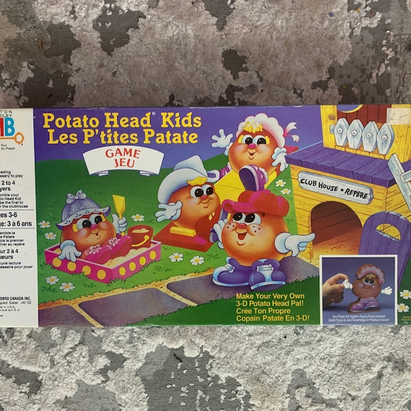 Vintage (1986) Potato Head Kids Game by Milton Bradley