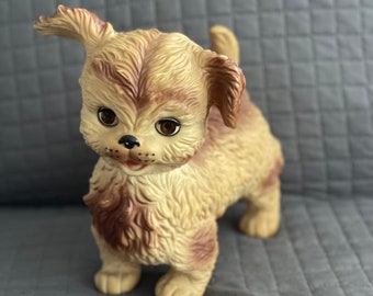 ★お値下げ⭐「Edward Mobley 】スリーピング！ラバードール犬 Vintage Edward Mobley Rubber Sleepy Eyed Toy Dog With Squeaker