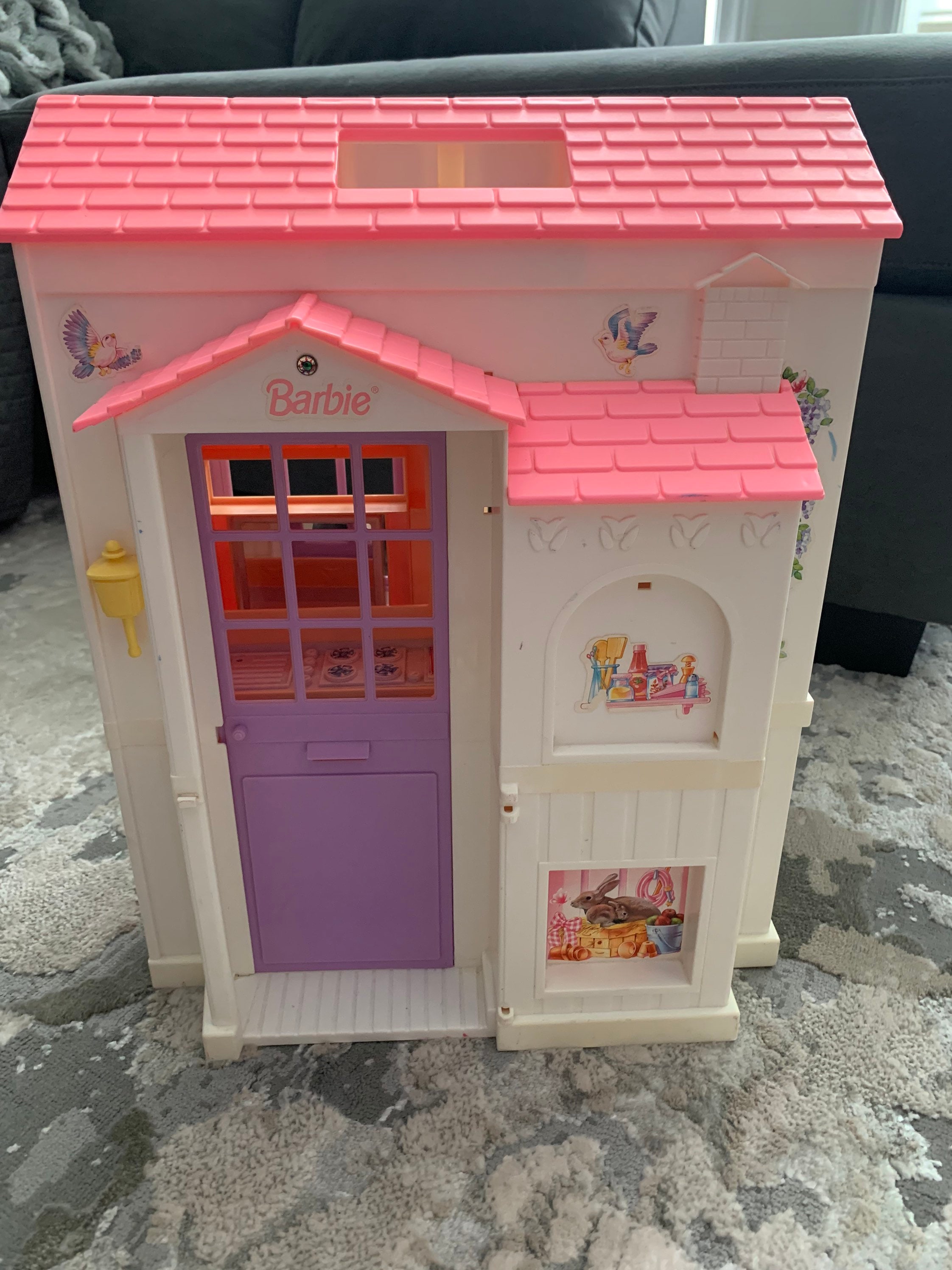 Vintage 1996 Mattel Barbie Folding Pretty House - Etsy