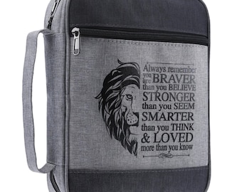 Men's Bible Cover: Lightweight Nylon Carrying Bag