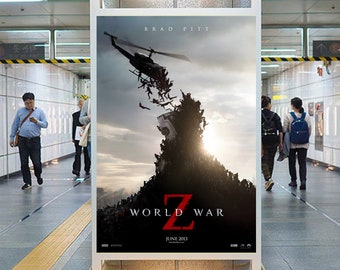 World War Z Poster Etsy