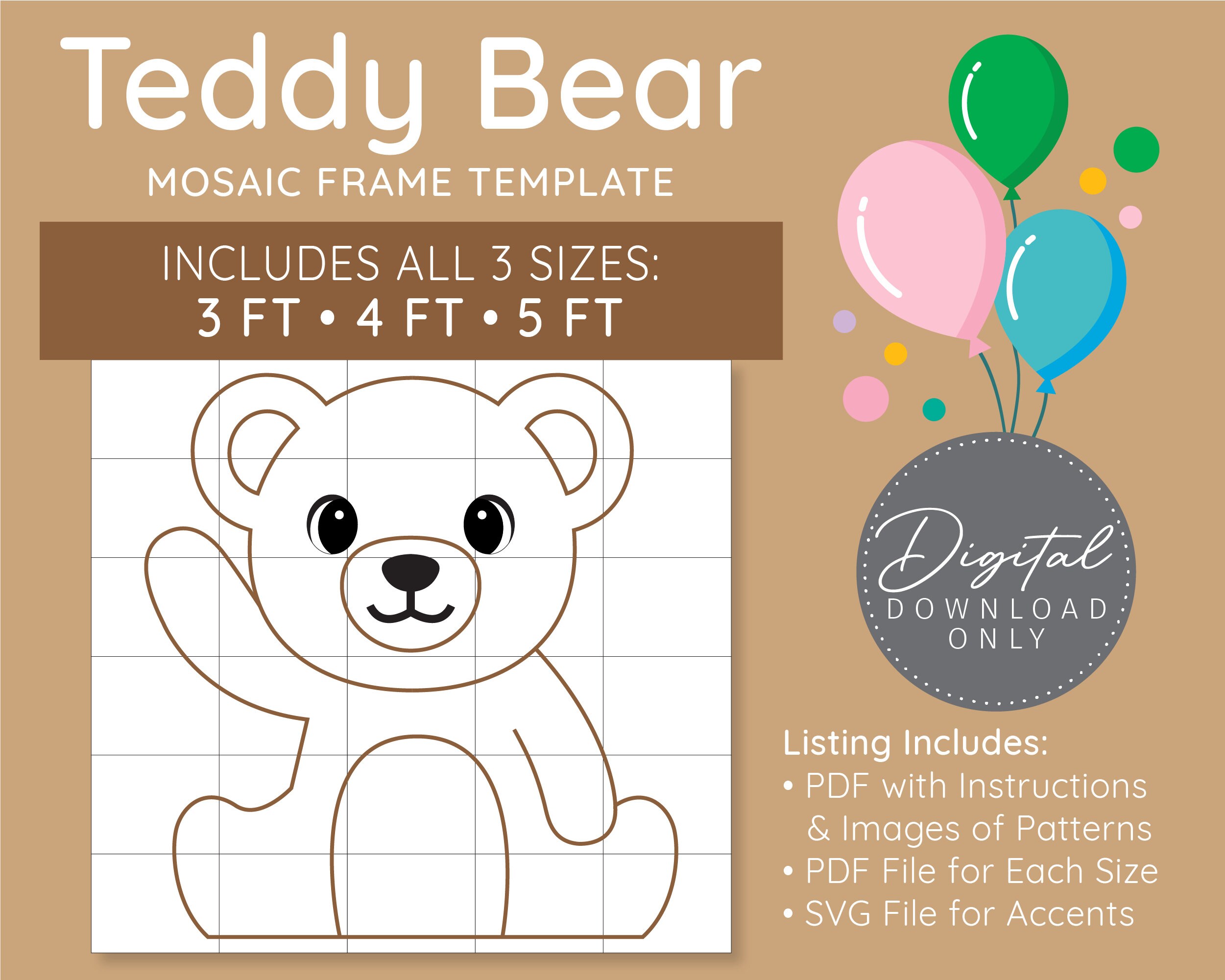 California Mosaic Bear Baby Onesie California Mosaic Bear Baby Onesie