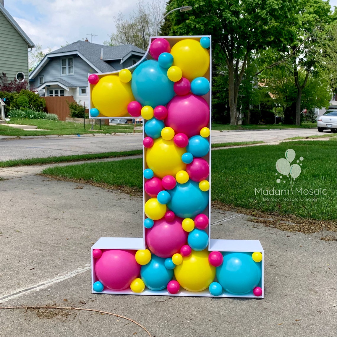 number-1-balloon-mosaic-template-2-ft-3-ft-4-ft-5-ft-etsy