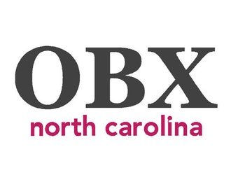 Outer Banks, North Carolina (OBX) Embroidery Download