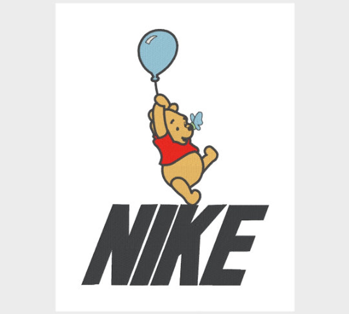 Nike Pooh Embroidery Download | Etsy