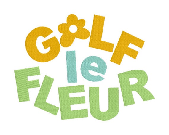 Golf Le Fleur Embroidery Download - Etsy