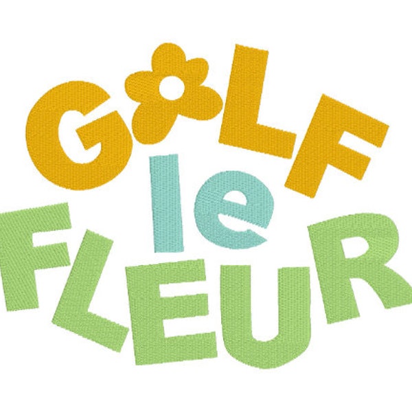 Golf le Fleur Embroidery Download