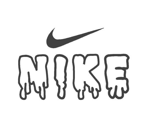 Nike Drip Logo Embroidery Download | Etsy