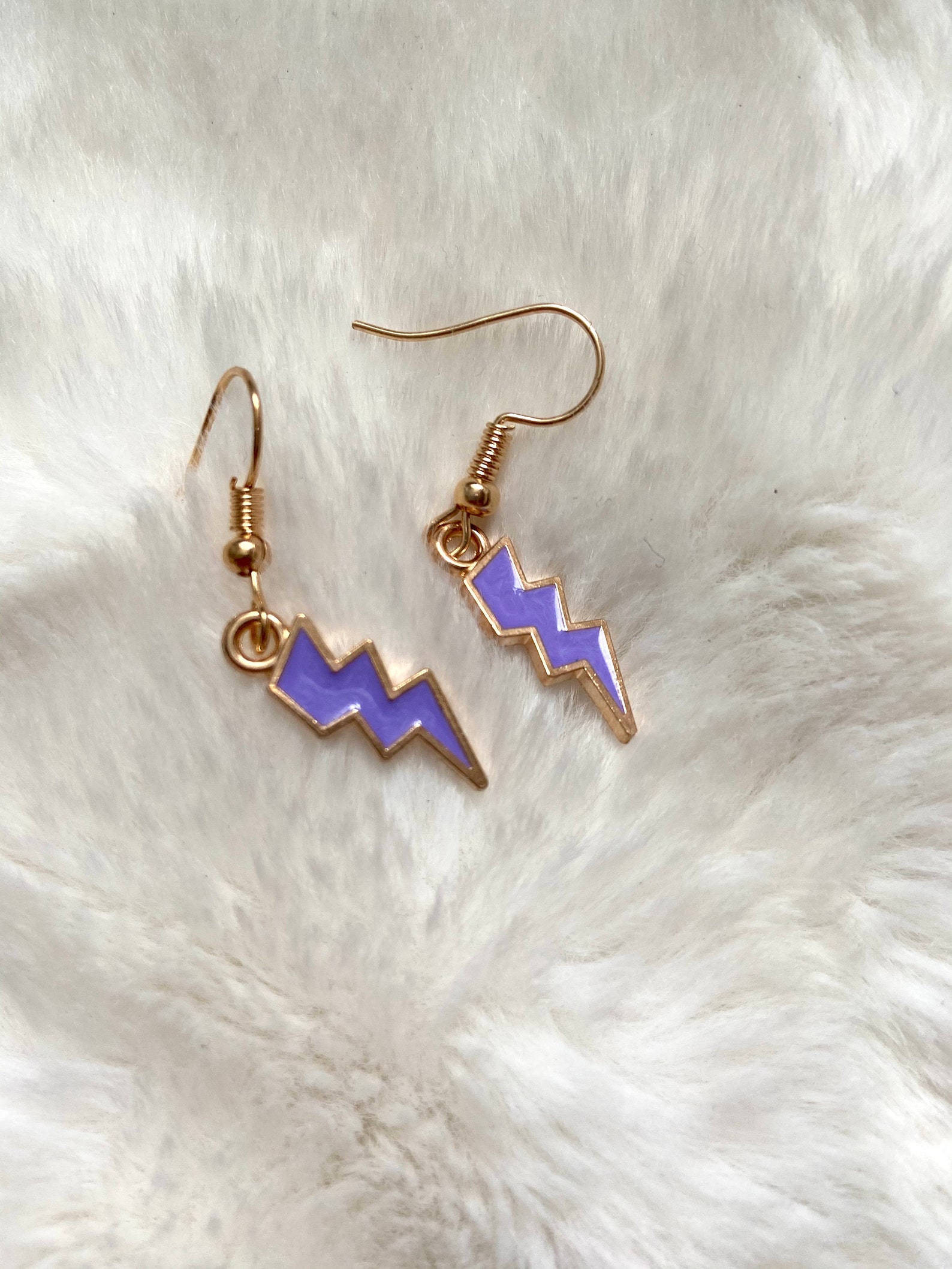 Lightning bolt earrings Etsy