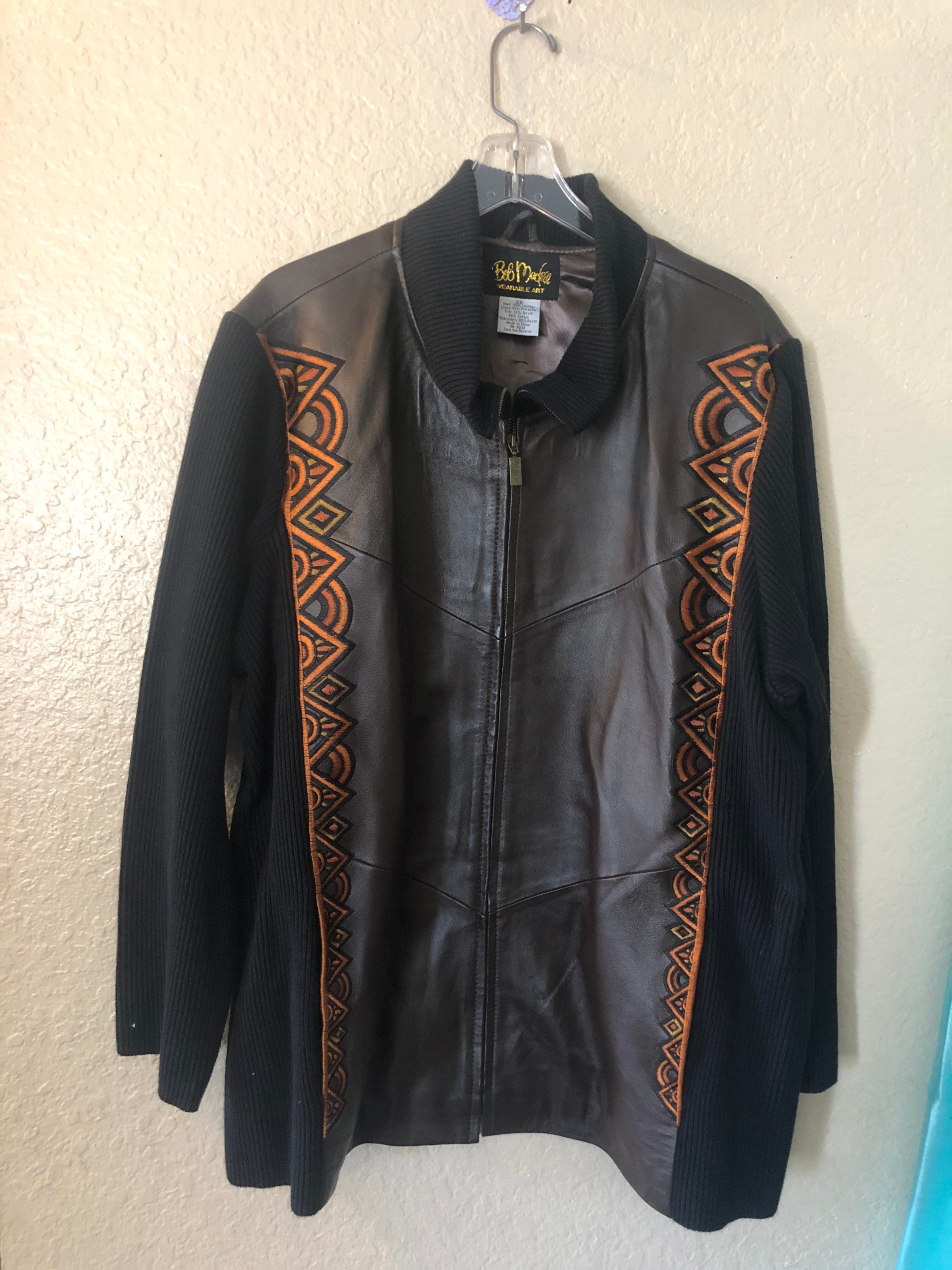 Bob Mackie wearable art vintage jacket. Etsy