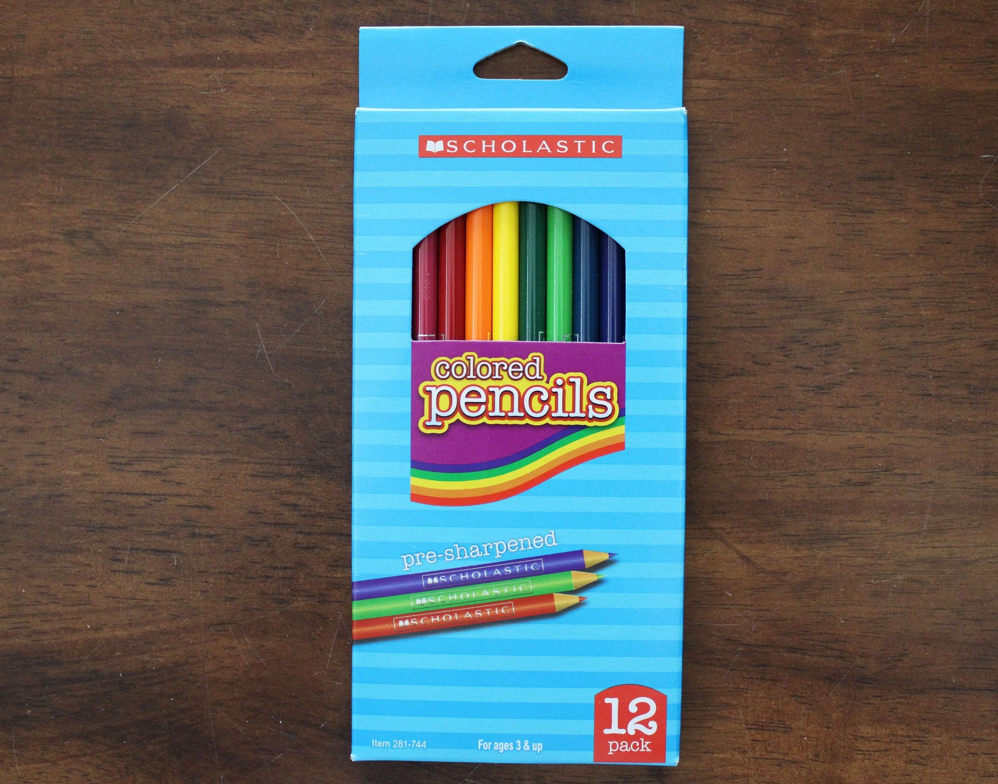 Scholastic Colored Pencils 12 pack Etsy