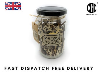 F*cks to Give (12oz) Funny Gag Gift Jar
