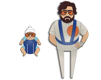 Divot|Pitch Repair Tool and Ball Marker Set - Alan & Baby Carlos