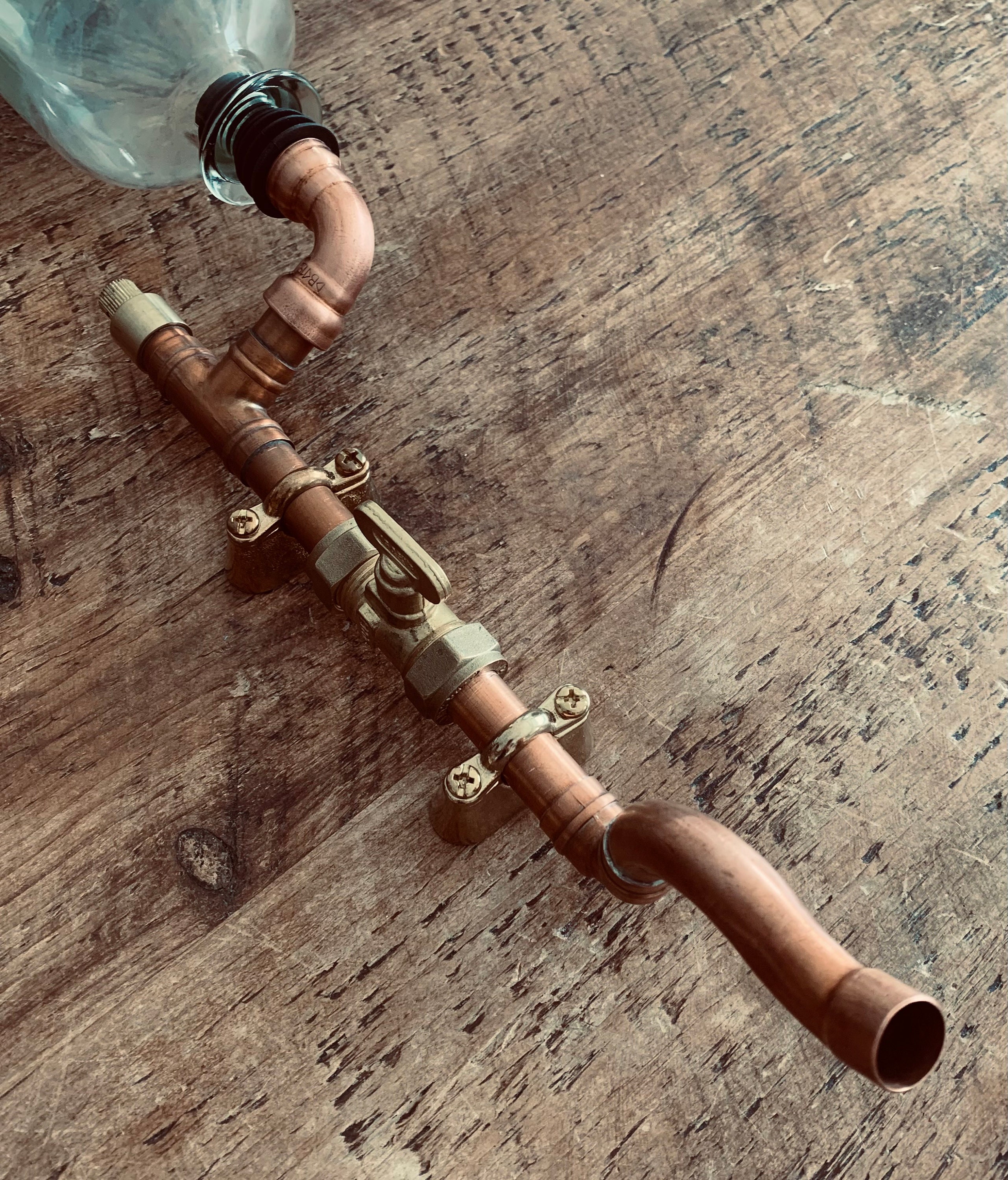 Rustic Copper Bar Optics 'Coptics' Home Bar Drinks Etsy