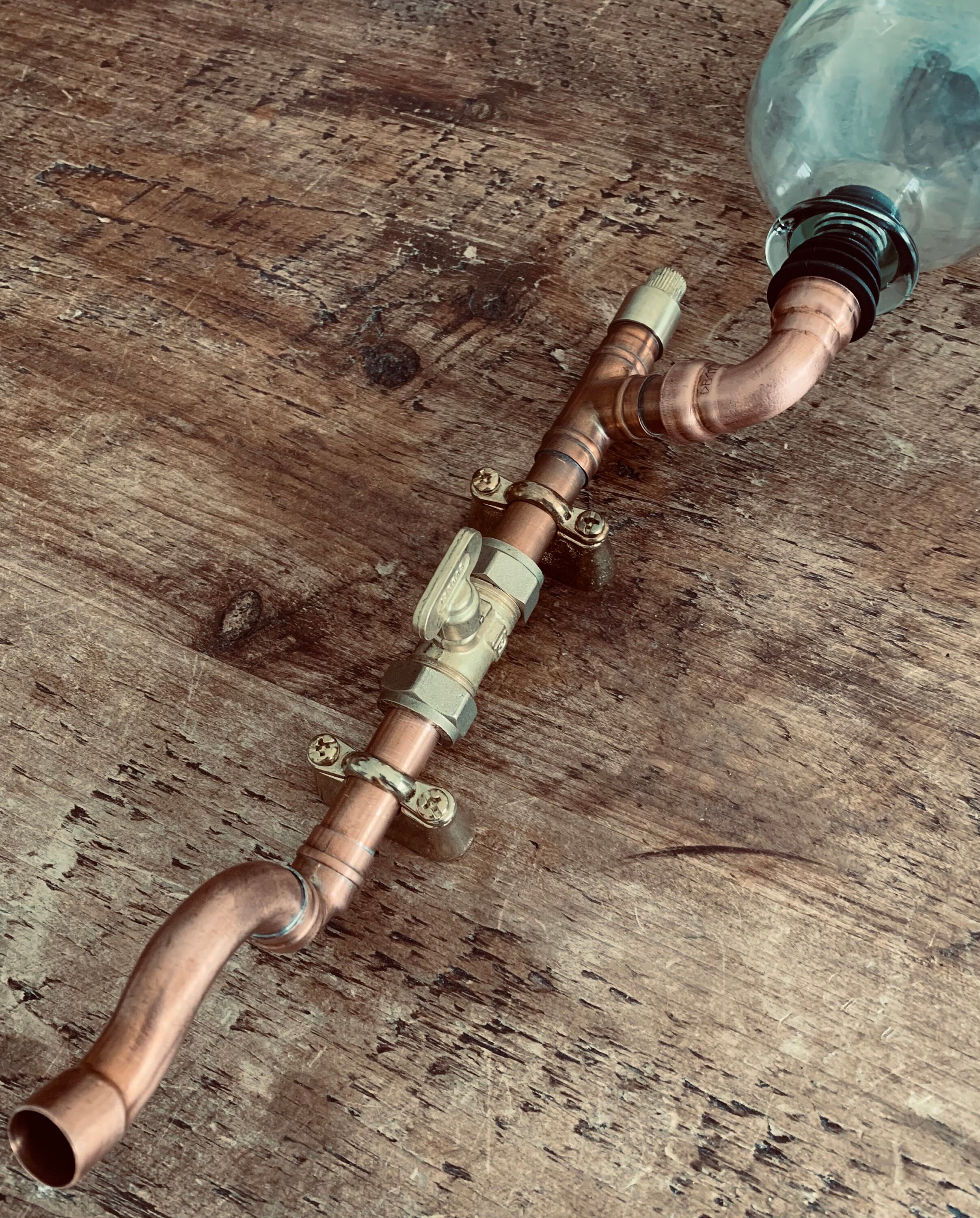 Rustic Copper Bar Optics 'Coptics' Home Bar Drinks Etsy