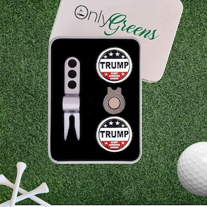 Scotty Divot Tool & Ball Marker Gift Set -Trump "Keep America Great" | In Gift Tin