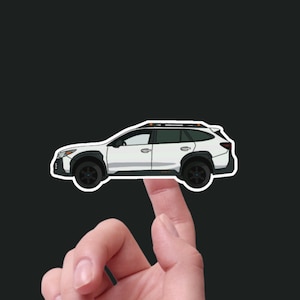 Subaru Outback Wilderness Adventure Car Sticker - Waterproof, 3" Wide - Ideal for Water Bottle, Laptop, Phone, Helmet, Notebook, Planner