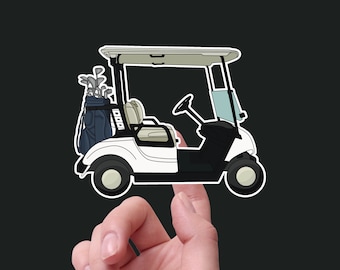 2&quot; Golf Cart Waterproof Vinyl Sticker
