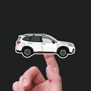 Subaru Forester Sport Adventure Car Sticker - Waterproof, 3&quot; Wide - Ideal for Water Bottle, Laptop, Phone, Helmet, Notebook, Planner