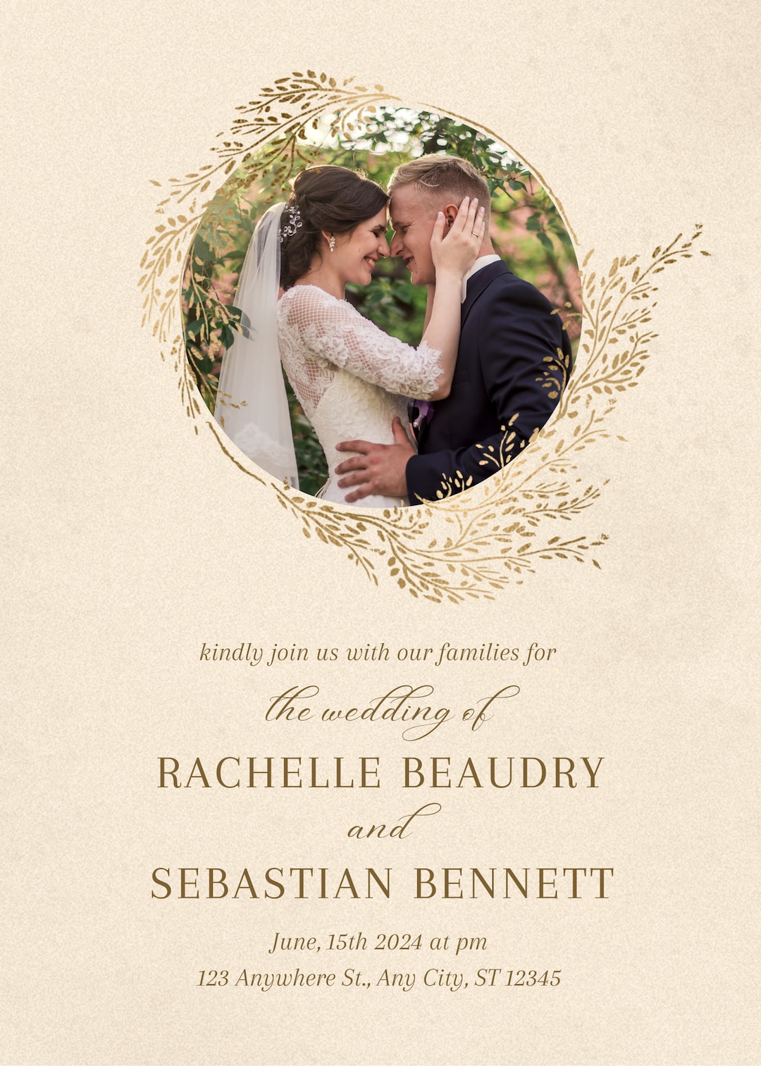 EDITABLE Wedding Invitation Template Printable Wedding - Etsy