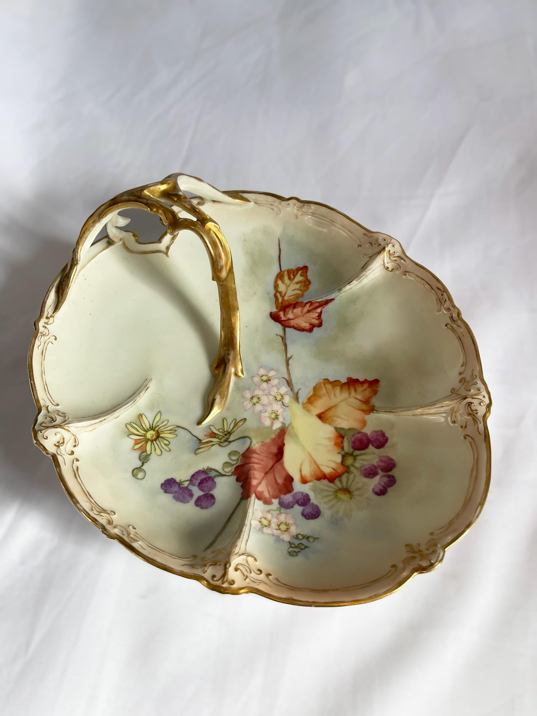 Turn of the Century 1905 Edwardian Handpainted Porcelain Platter ...